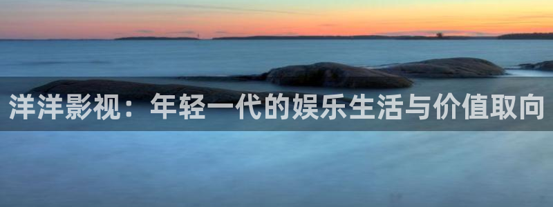 日本的南瓜：洋洋影视：年轻一代的娱乐生活与价值取向